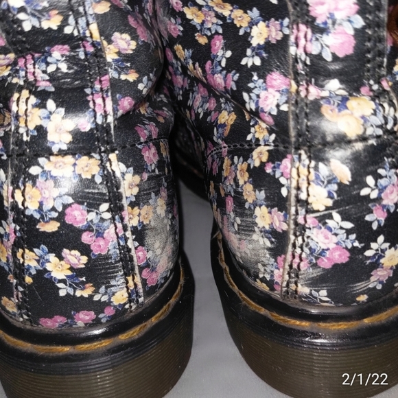 Dr. Martens leather calico floral print Pascals 1460 - Picture 16 of 16